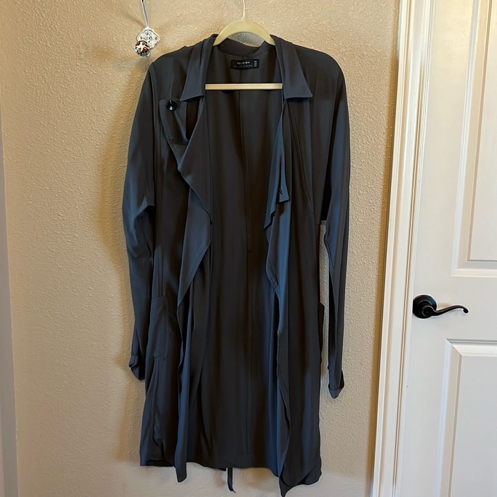 Grey Trench Coat